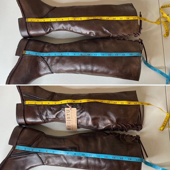 BED STU Manchester Distressed Leather Riding Boots BEDSTU Size 8 - Picture 14 of 16